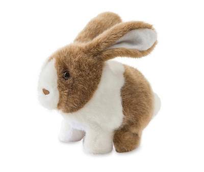 White & Brown Happy Hopping Bunny Toy