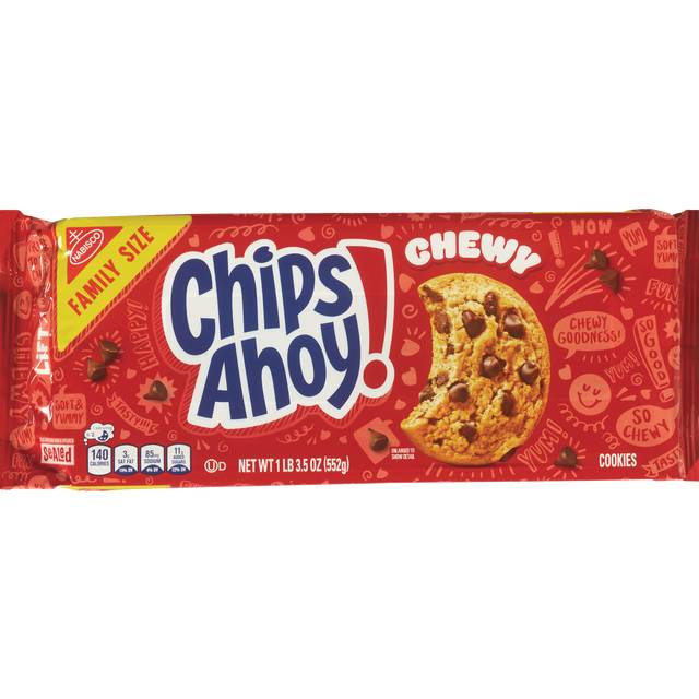 Nabisco Chips Ahoy! Chewy Chocolate Chip Cookies Family Size