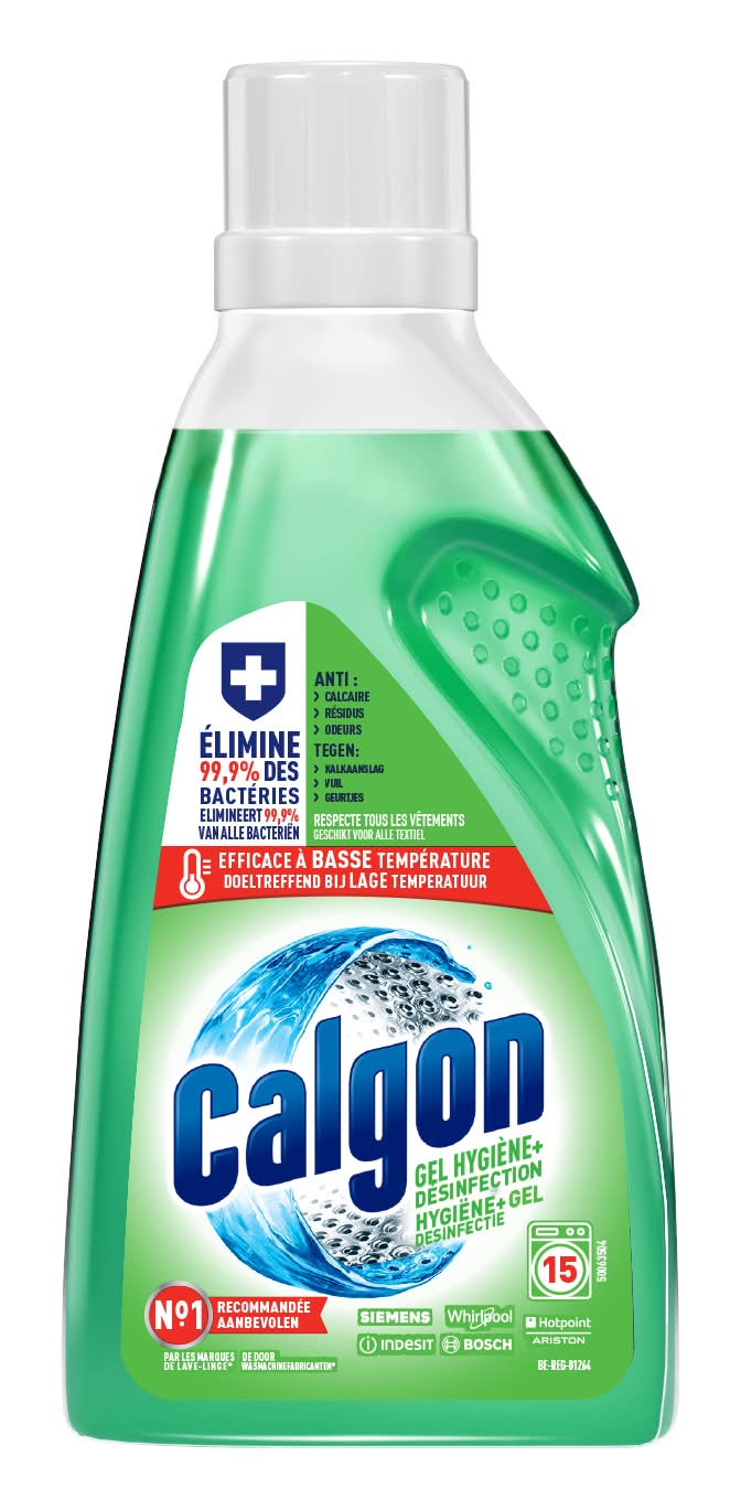 Calgon - Gel hygiène plus anticalcaire nettoyant pour lave linge (750ml)