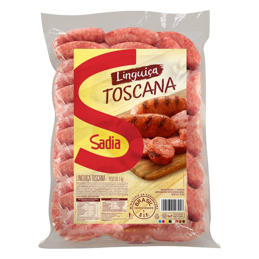 Sadia linguiça toscana congelada