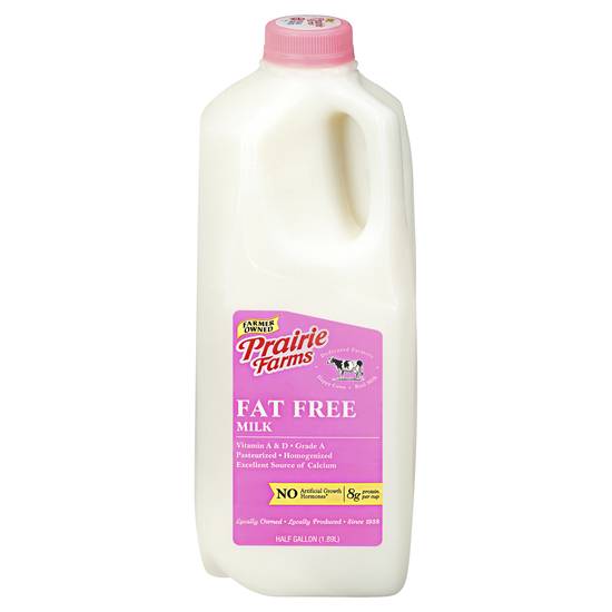 Prairie Farms Fat Free Milk (1.89 L)