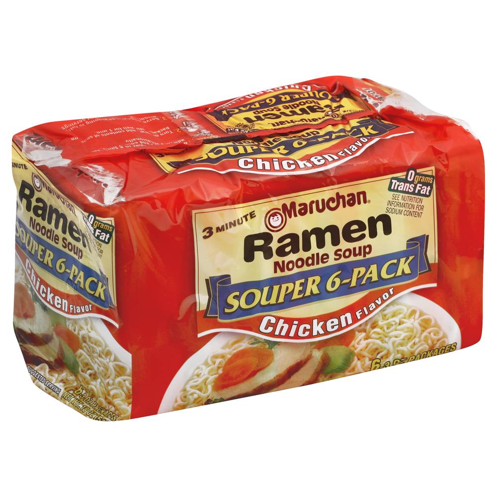 Maruchan Ramen Noodle Soup Souper (chicken) (6 ct)