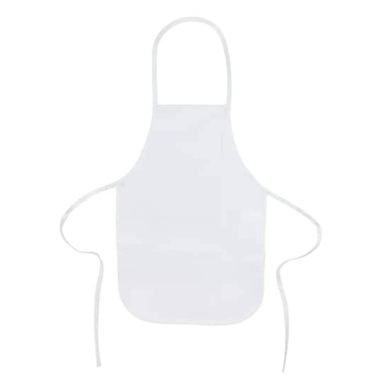 Make Market Youth Apron, 19" x 12.5", White