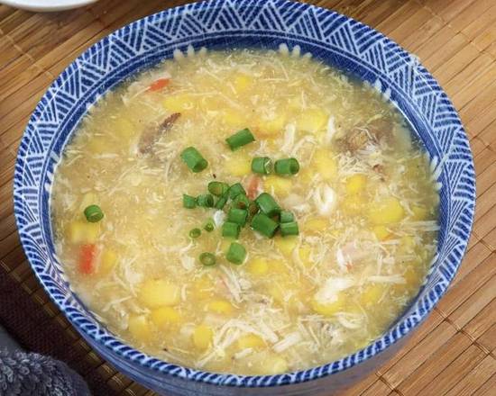 Crab Meat Sweetcorn Soup 蟹柳玉米汤