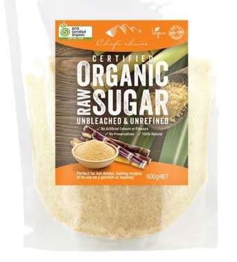 Chef's Choice Organic Raw Sugar (600g)