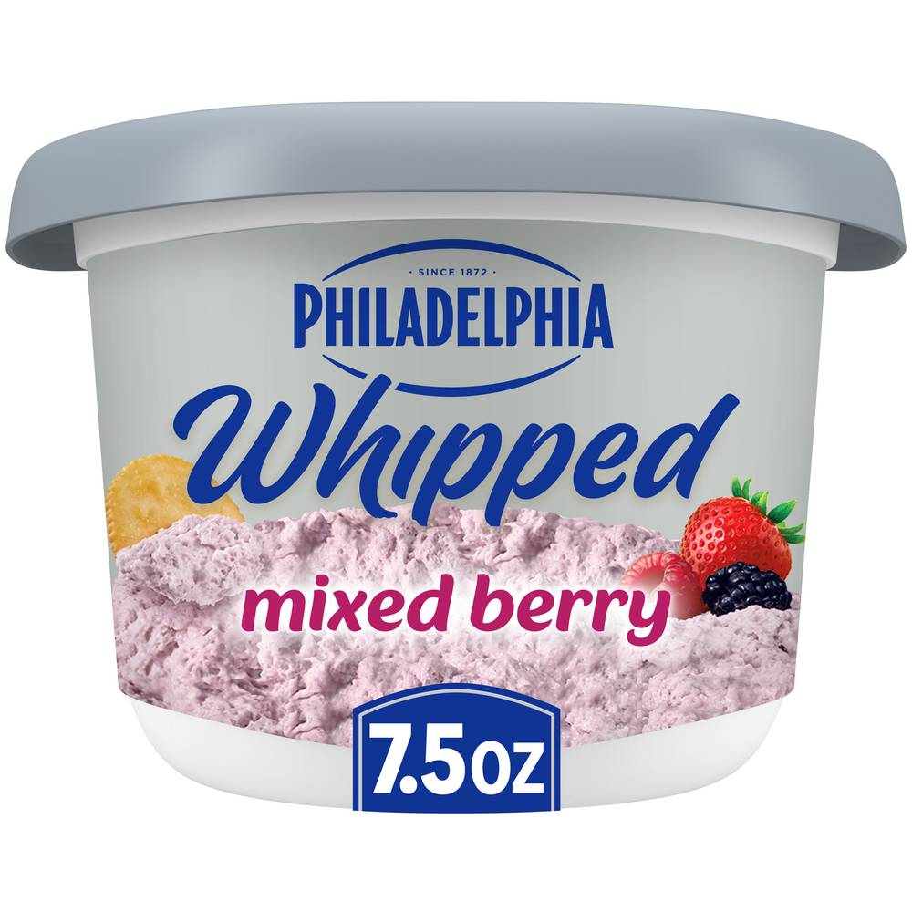 Philadelphia Whipped Mixed Berry Cream Cheese Spread (7.5 oz)