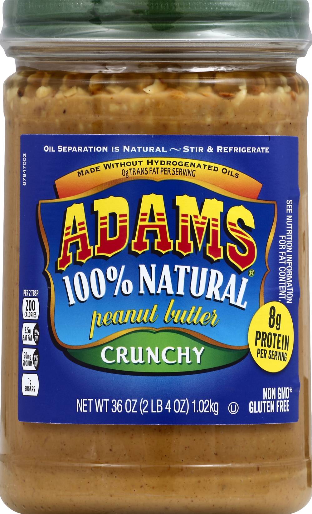 Adams Crunchy Peanut Butter (2.25 lbs)