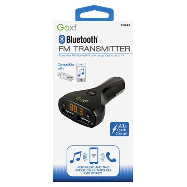 GoXT Direct Plug Bluetooth/ FM Transmitter