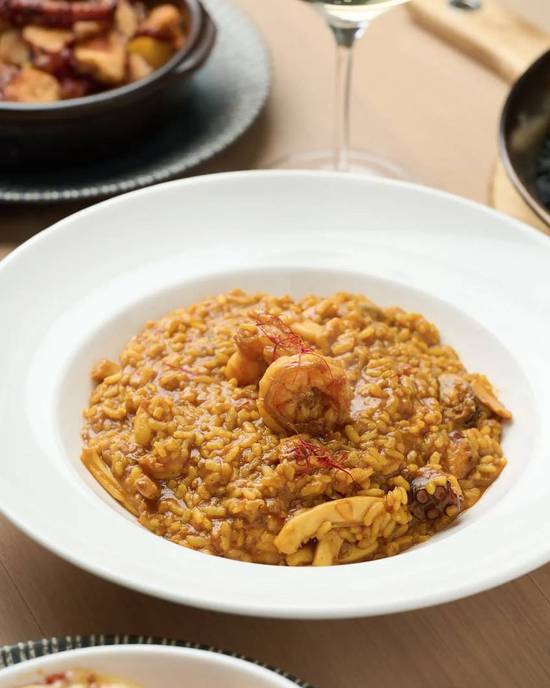 Arroz Meloso con Mariscos