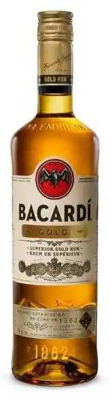 Bacardi Gold, 750mL rum (40.0% ABV)