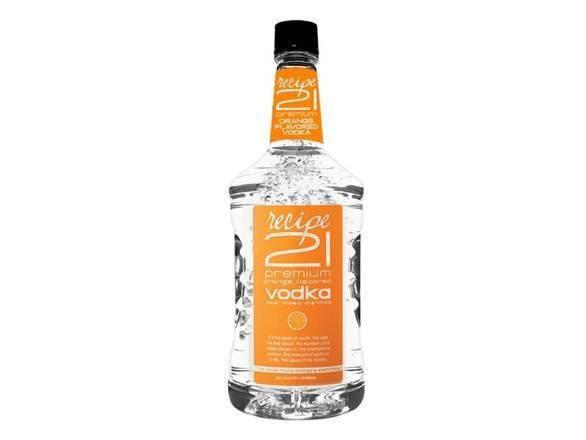 Recipe 21 Orange Flavored Vodka (1.75L bottle)