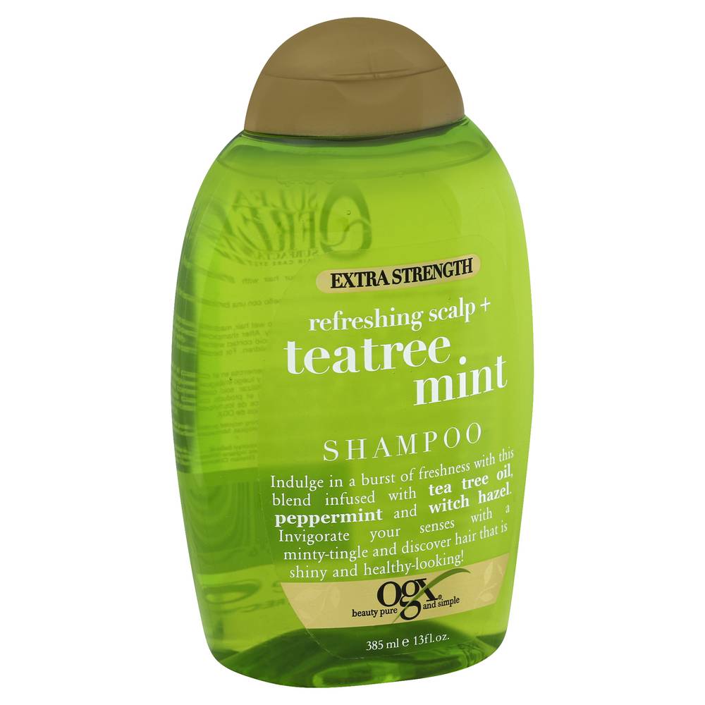 OGX Extra Strength Refreshing Scalp + Teatree Mint Shampoo (13 fl oz)