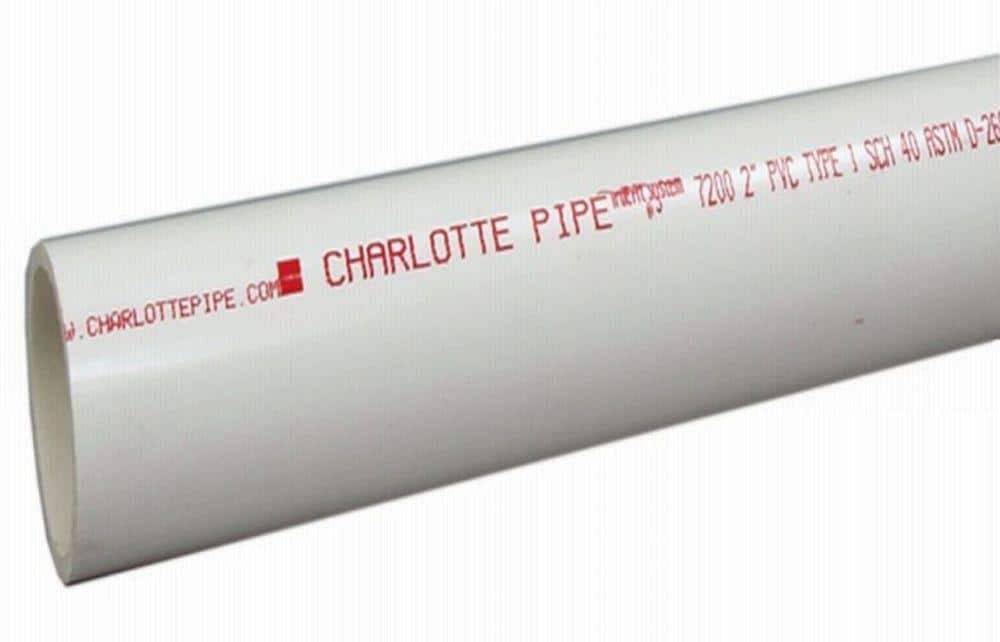 Charlotte Pipe 1-1/2 In. X 10 Ft. Pvc Schedule 40 Dwv Pipe