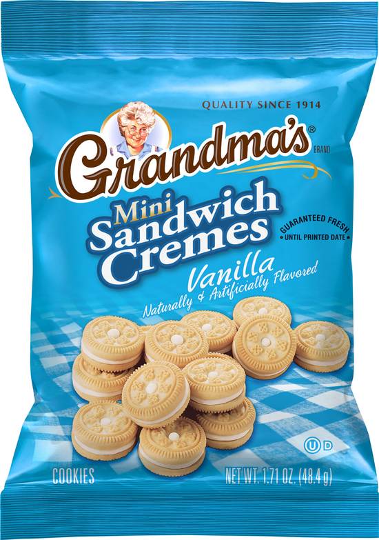 Grandma's Vanilla Mini Sandwich Cremes Cookies