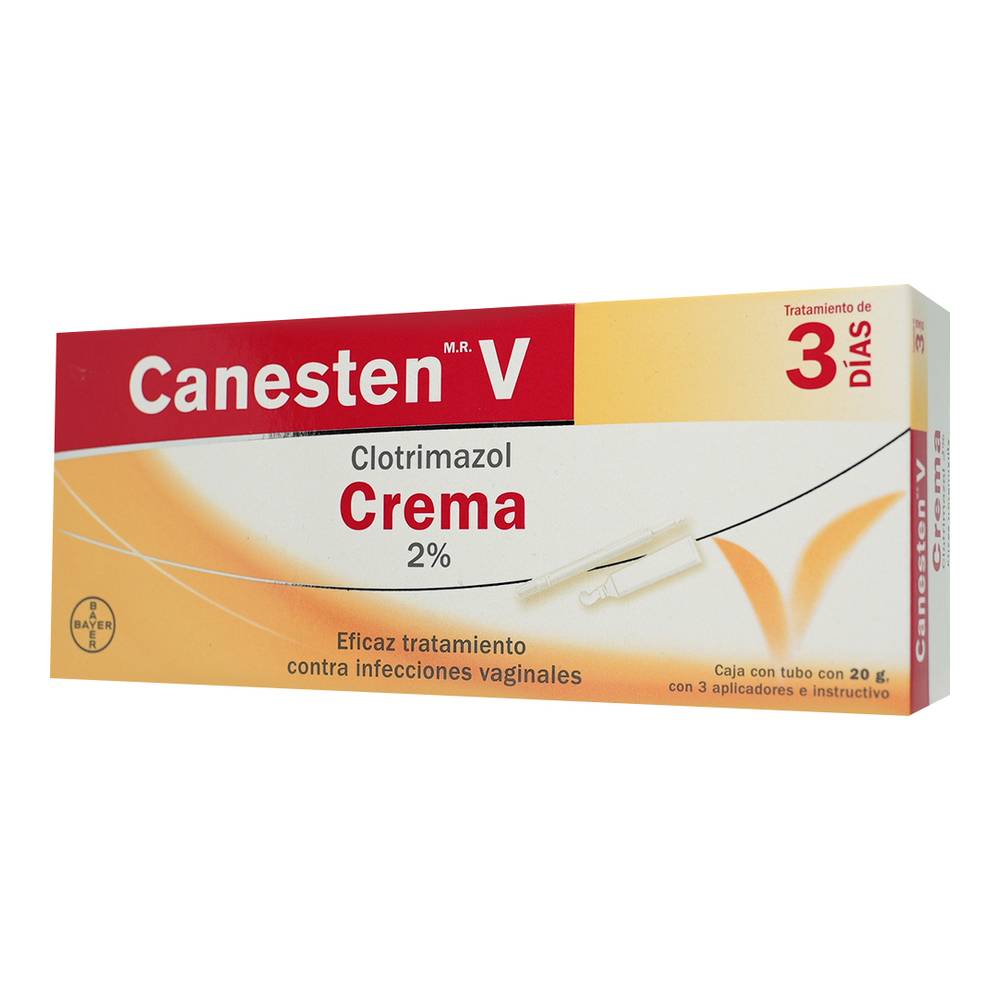 Bayer canesten v clotrimazol crema 2% (tubo 20 g)