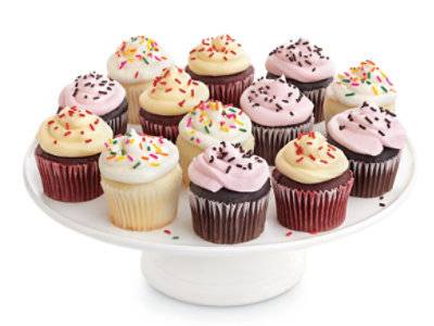 Bakery Cupcake Classic Assorted With Buttercream 24 Count - Each