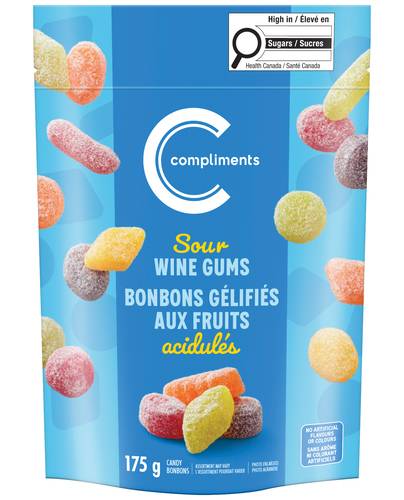 Compliments Candy Sour Wine Gums (175 g)