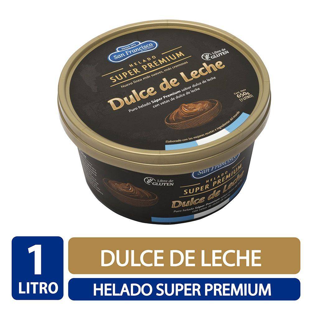 San Francisco de Loncomilla Dulce de leche helado super premium de