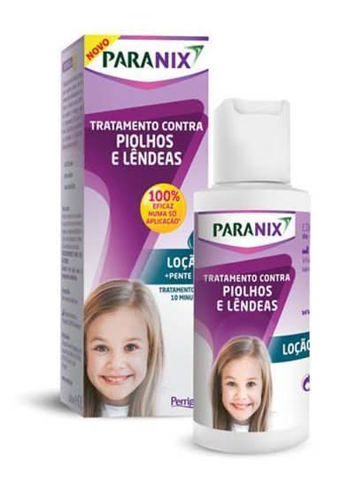 Loção Tratamento Piolhos e Lêndeas C/ Pente Paranix emb. 100 ml