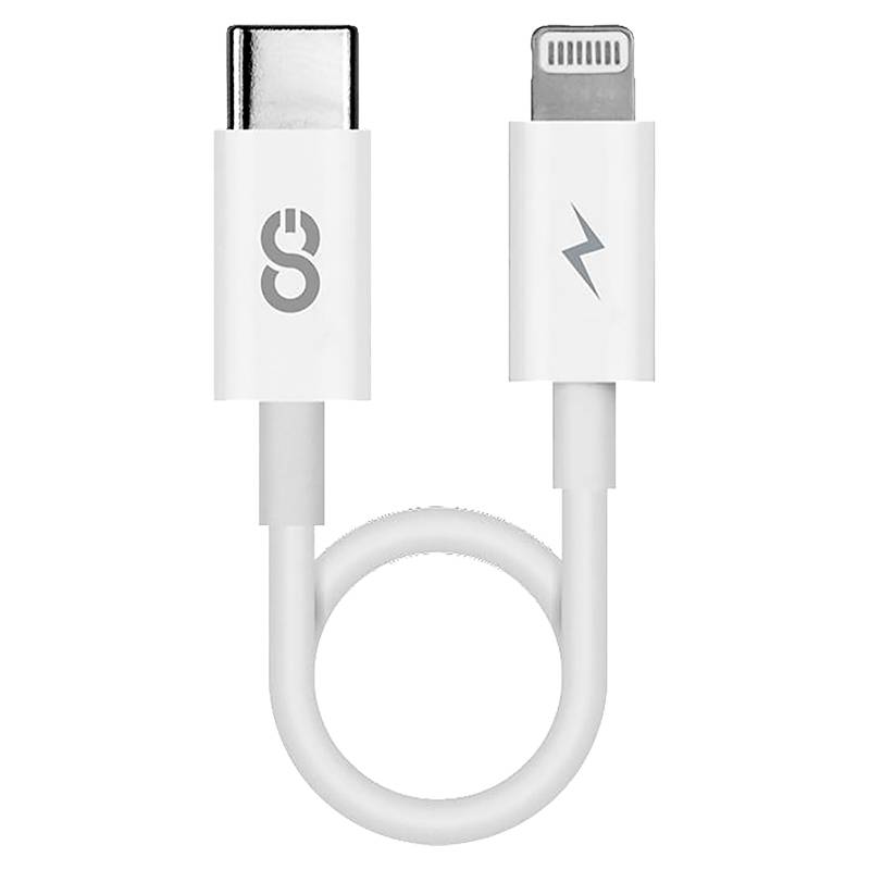 Logiix Sync and Charge Lightning Cable For Apple Ipad/Iphone/Ipod (30cm/white)