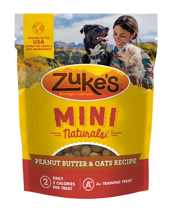 Zuke's Mini Naturals Soft and Chewy with Peanut Butter and Oats Training Dog Treats, 16 oz.