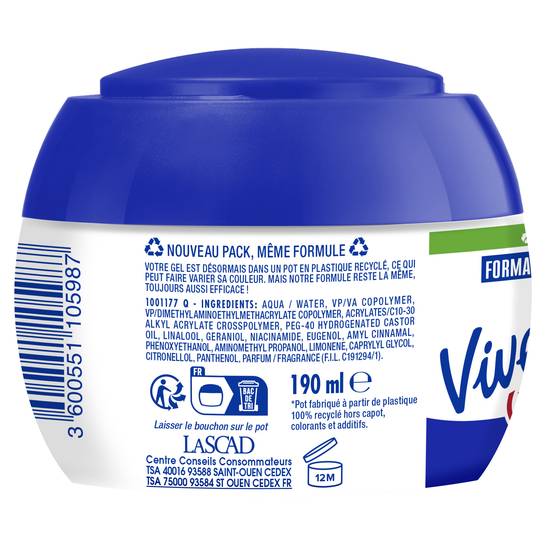 Vivelle Dop - Gel coiffant aux vitamines et laqué (190 ml)