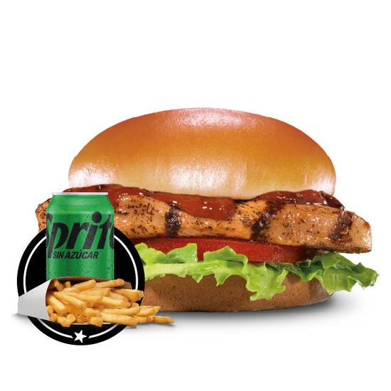 Combo BBQ Chicken Sandwich