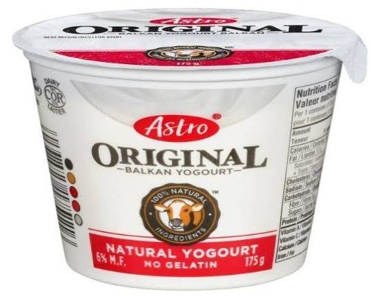 Astro Original Yogurt, Natural, 175 g