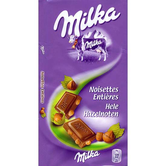 Chocolat - Milka Chocolat au Lait Noisettes