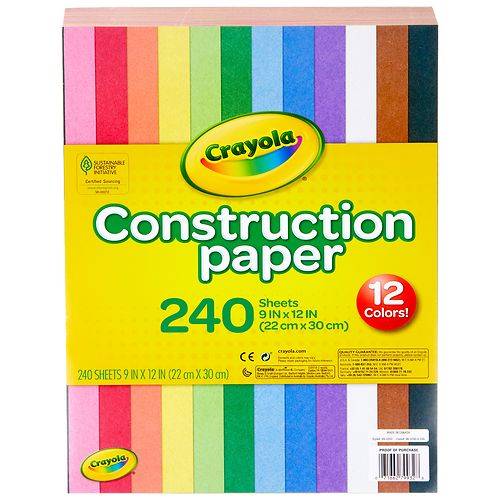 Crayola Construction Paper - 240.0 ea