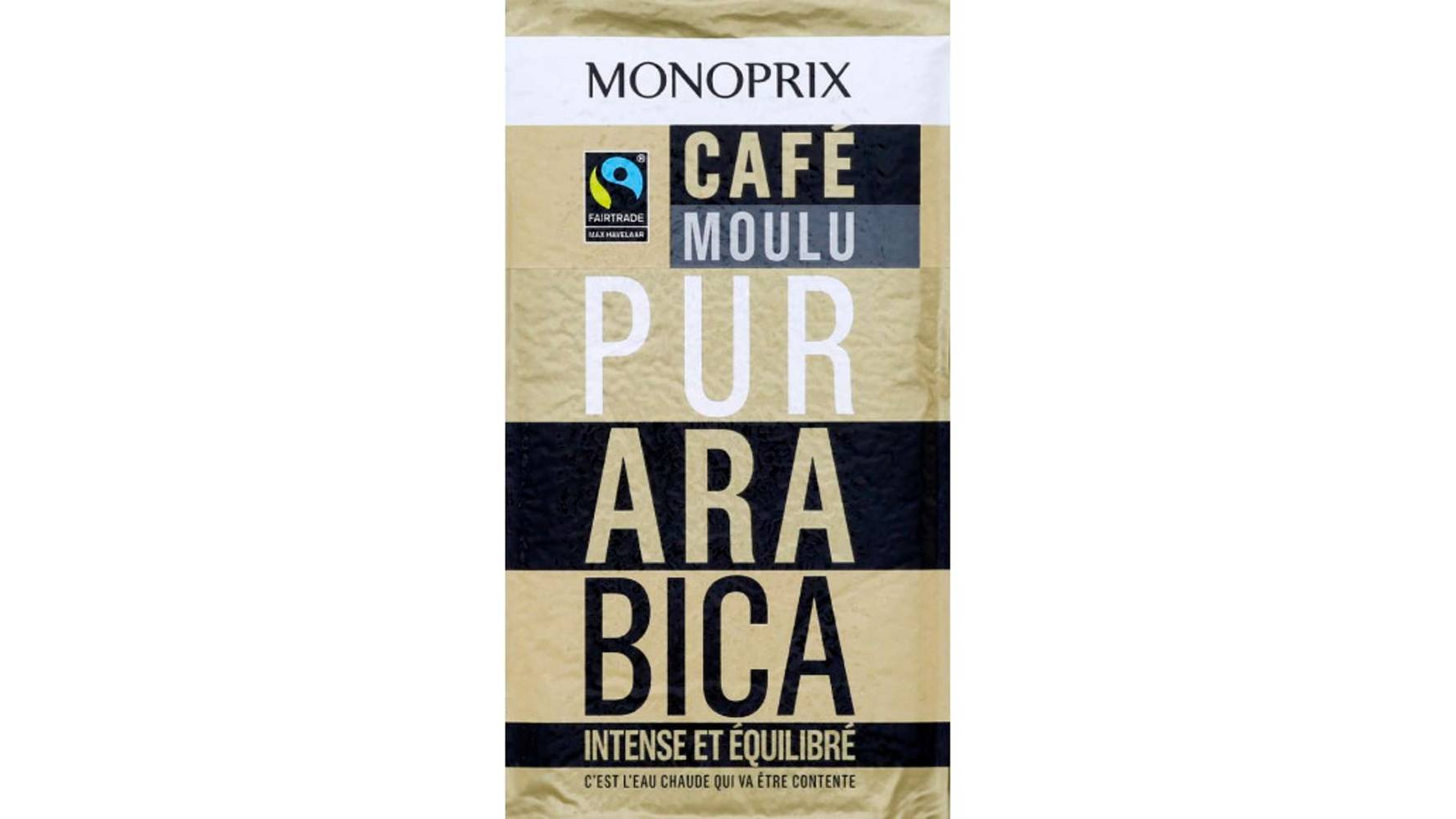Monoprix Café moulu pur arabica Le paquet de 250 g
