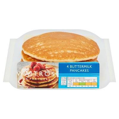 Waitrose & Partners 4 Buttermilk Pancakes