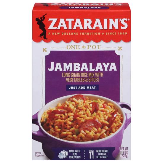 Zatarain's One Pot Jambalaya Long Grain Rice Mix