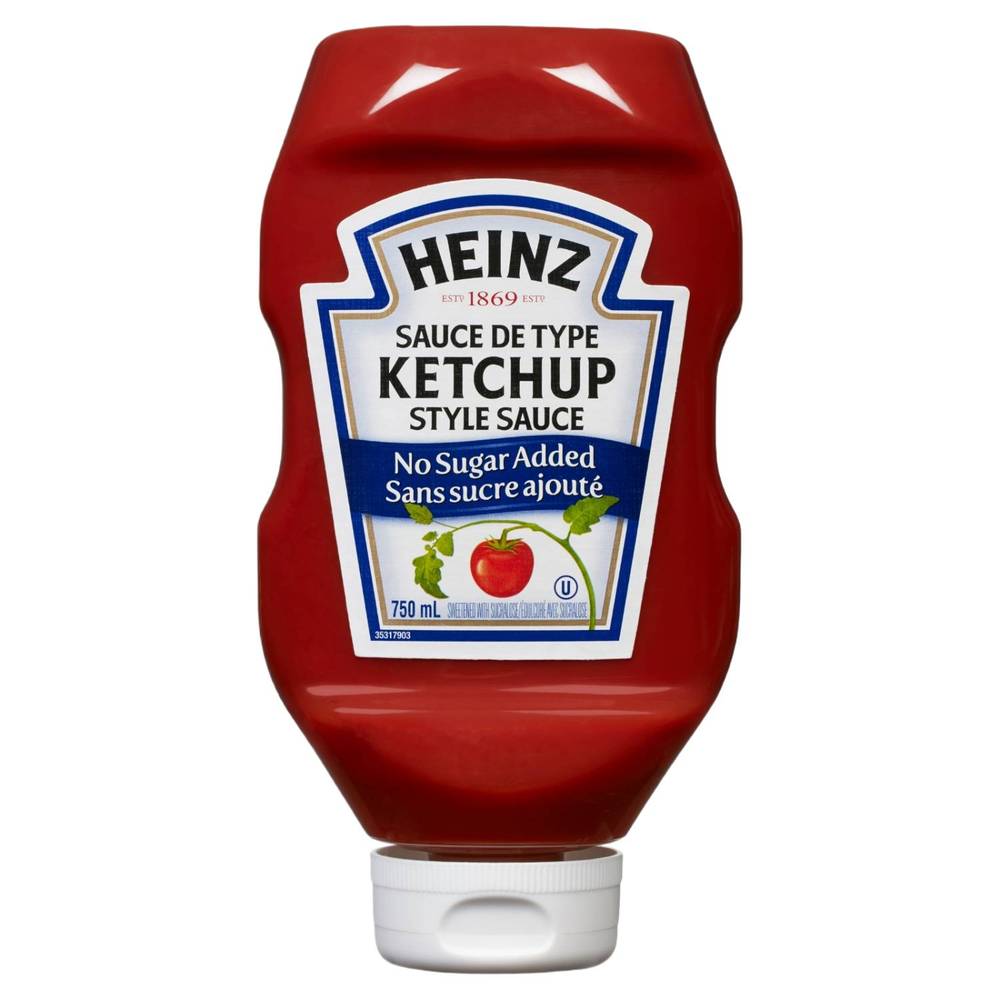 Heinz No Sugar Added Tomato Ketchup (750 ml)