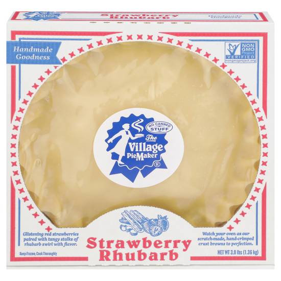 The Village Piemaker 10" Strawberry Rhubarb Pie (3 lb)