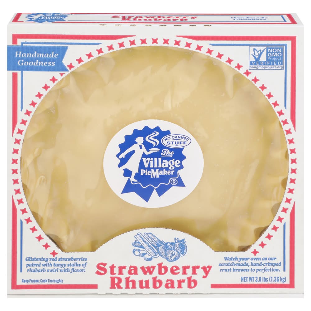 The Village PieMaker Strawberry Rhubarb Pie (3.01 lbs)
