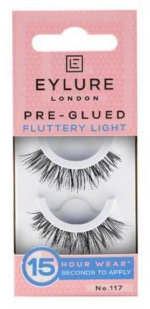 Eylure Pre-Glued Fluttery Light False Eye Lashes (2 pack)