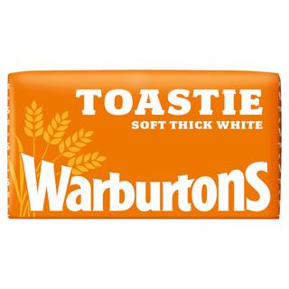 Warburtons Toastie Thick Sliced Soft White Bread 800g (Co-op Member Price £1.40 *T&Cs apply)