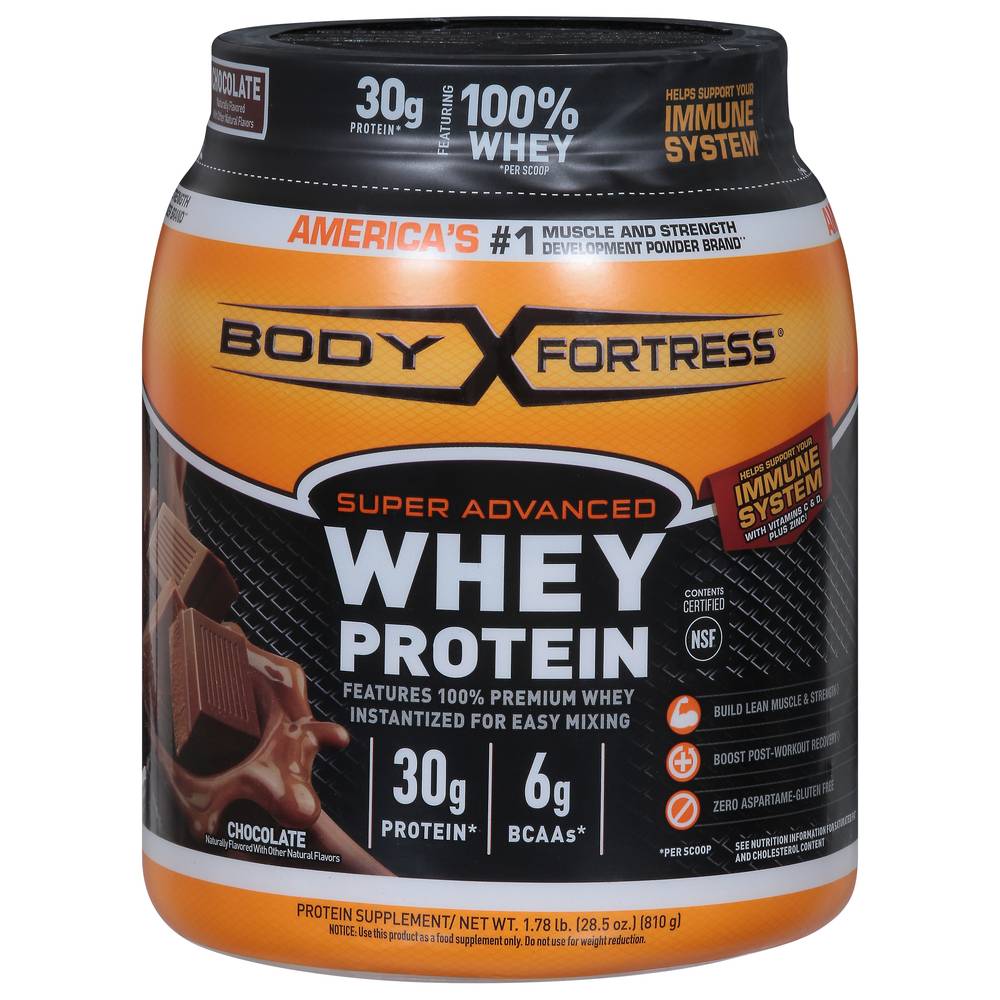 Body Fortress Super Advanced Whey Protein (28.5 oz) (chocolate)