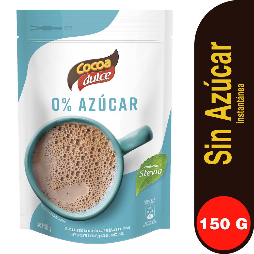 Nacional de chocolates cocoa dulce 0% azúcar (150 g)
