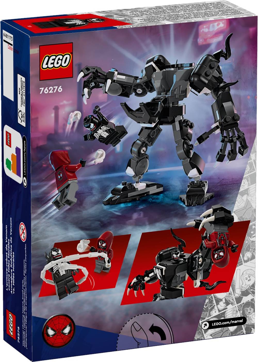 LEGO Marvel Venom Mech Armor Vs. Miles Morales (134 ct)