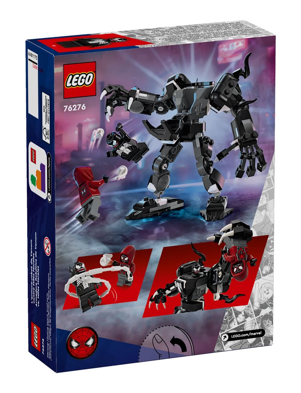LEGO Marvel Venom Mech Armor Vs. Miles Morales (134 ct)