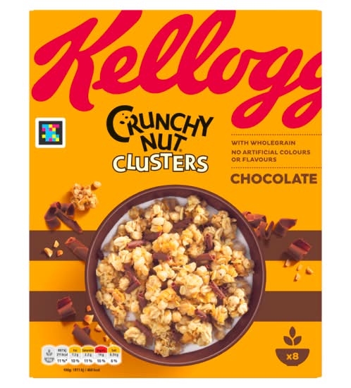 Crunchy Nut Chocolate Clusters Breakfast Cereal (400g)