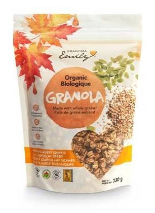 GRANDMA EMILY Maple Quinoa & Pumpkin Seeds Granola (330 g)