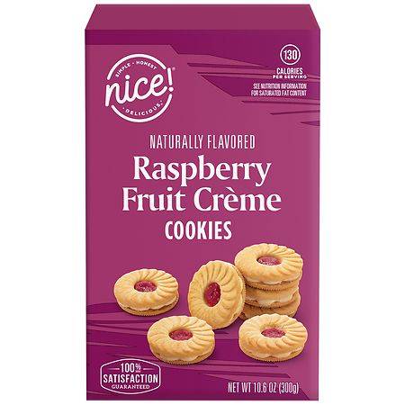 Nice! Cookies Raspberry Fruit Creme - 10.6 oz