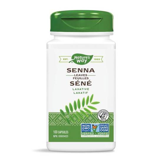 Nature's Way Senna Leaves Laxative Capsules 450 mg (100 units)