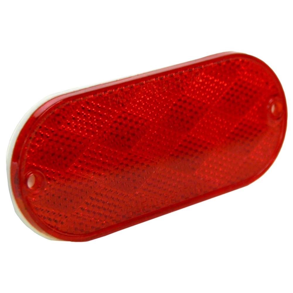 Hopkins 2 Pk. Oblong Stick-On Reflectors, Red | BS278SR