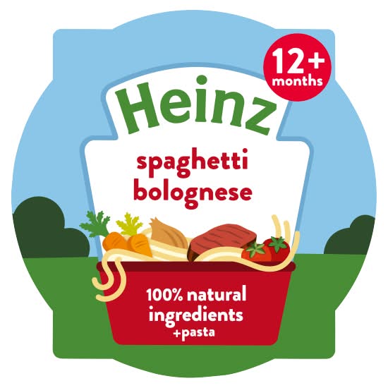 Heinz By Nature Ages 12+ Months Spaghetti Bolognese Baby Food (200g)
