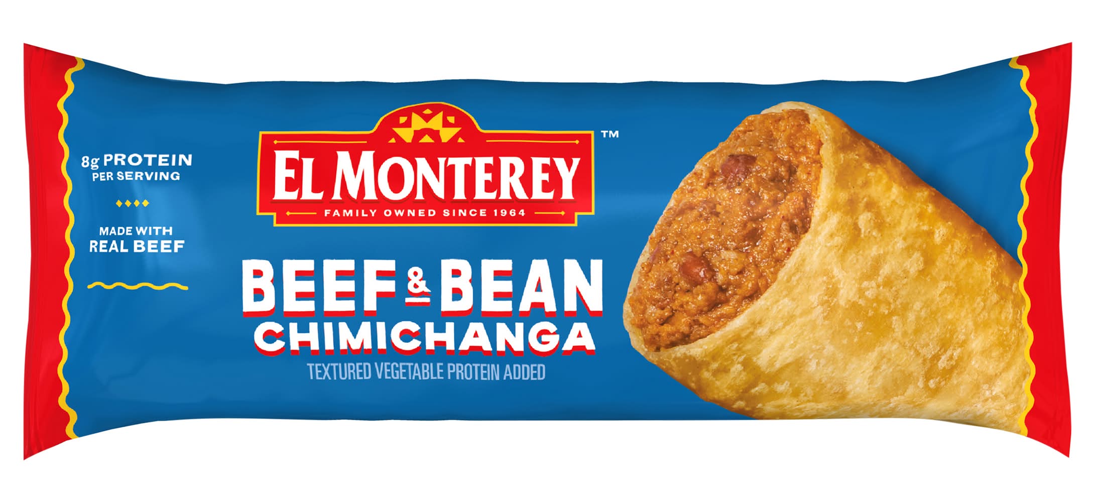 El Monterey Beef & Bean Chimichanga Single Serve (3.8 oz)