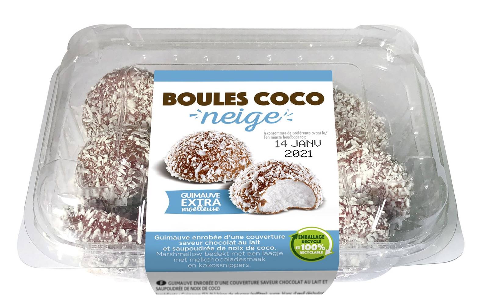 Lightbody Europe - Lightbody boules coco neige chocolat